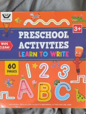 Preschool Activities Learn to Write - Orange